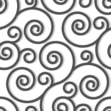 Sorunsuz süsleme girdap deseni