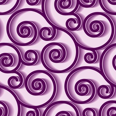 Sorunsuz süsleme girdap deseni