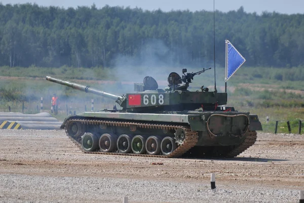 Tank Biathlon\Army Oyunlar Uluslararası 2015 — Stok fotoğraf