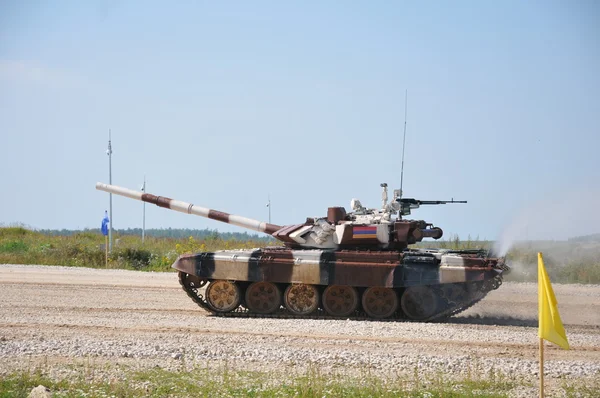 Tank Biathlon\Army Oyunlar Uluslararası 2015 — Stok fotoğraf