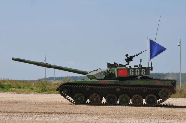 Tank Biathlon\Army Oyunlar Uluslararası 2015 — Stok fotoğraf
