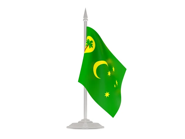 ココス諸島の旗旗。3 d のレンダリング — ストック写真