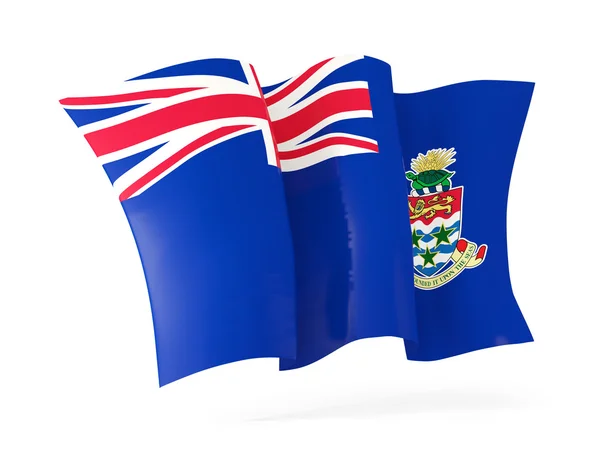 Waving flag of cayman islands. 3D illustration — Stock Photo, Image