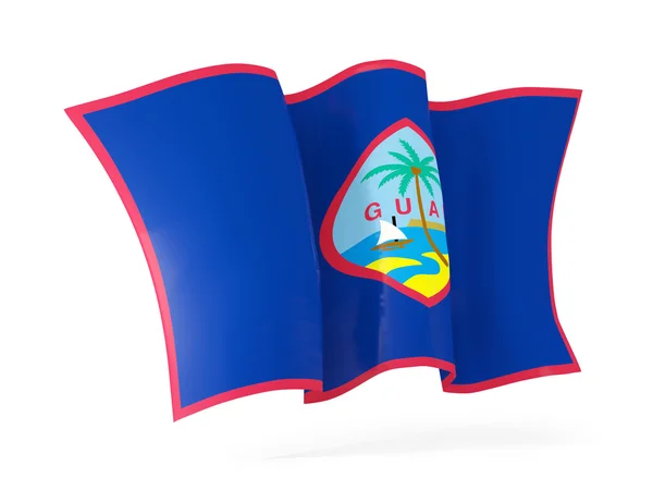Прапор Гуаму. 3D ілюстрація — стокове фото