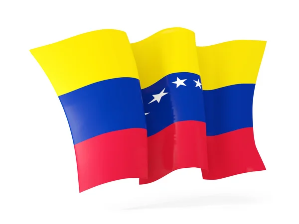 Waving flag of venezuela. 3D illustration — Stock Photo, Image