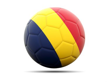 futbol ile Çad bayrağı