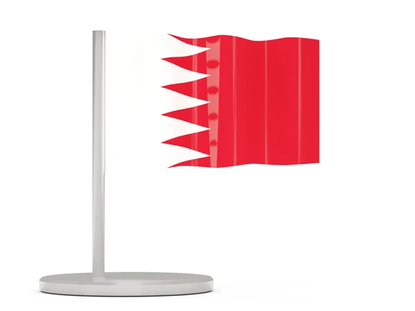 Anstecknadel mit Fahne von Bahrain — Stockfoto