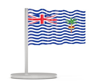 Britanya Hint Okyanusu Toprakları bayrakla pin