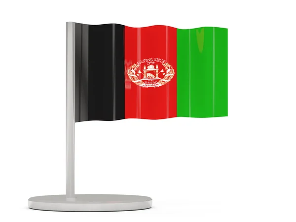 Pins met de vlag van afghanistan — Stockfoto