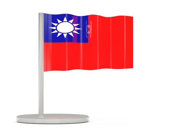 Kolík s vlajka Čínské lidové republiky — Stock fotografie