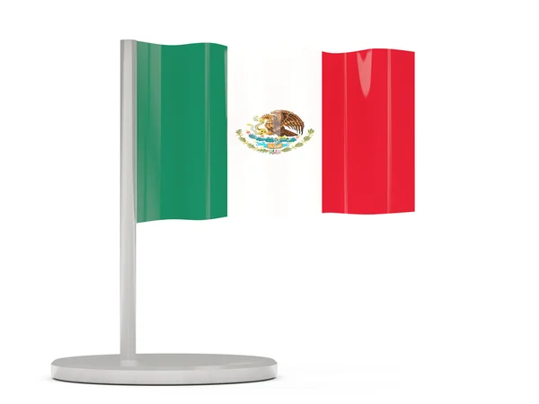 PIN Mexikó zászlaja — Stock Fotó