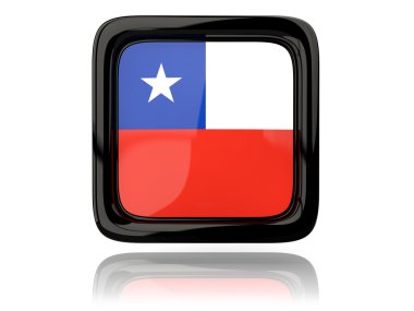 Şili bayrağı ile kare simgesi