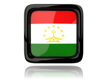 Tacikistan bayrağı ile kare simgesi