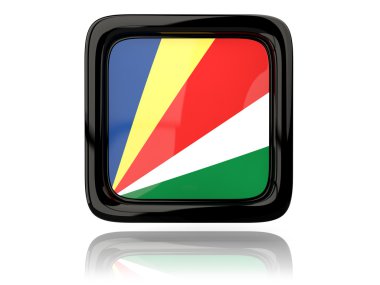 Seyşel Adaları bayrağı ile kare simgesi