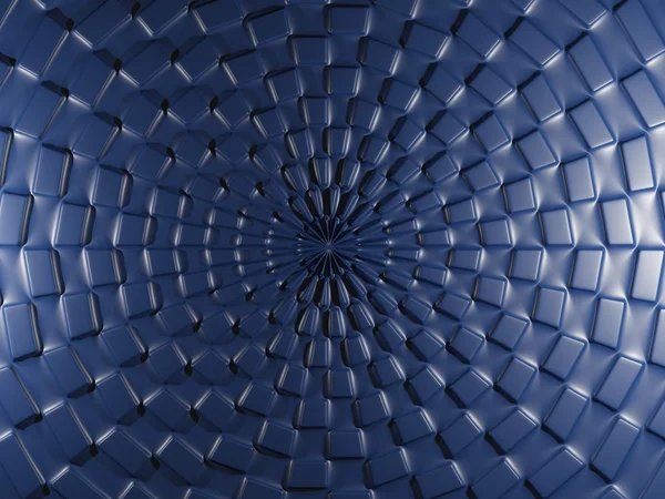 Kék háttér, négyzet alakú elemekkel. — Stock Fotó