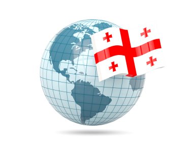 Küre ile Gürcistan bayrağı