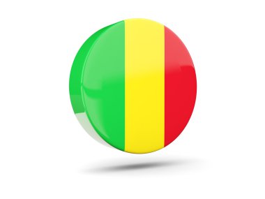 圆形图标与马里国旗