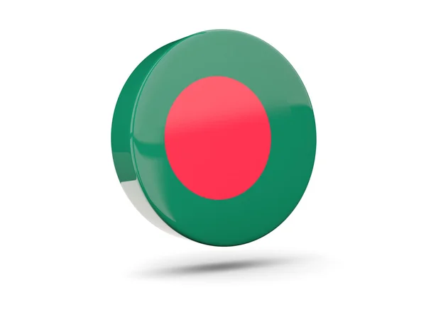 Round icon with flag of bangladesh — Stock Photo, Image