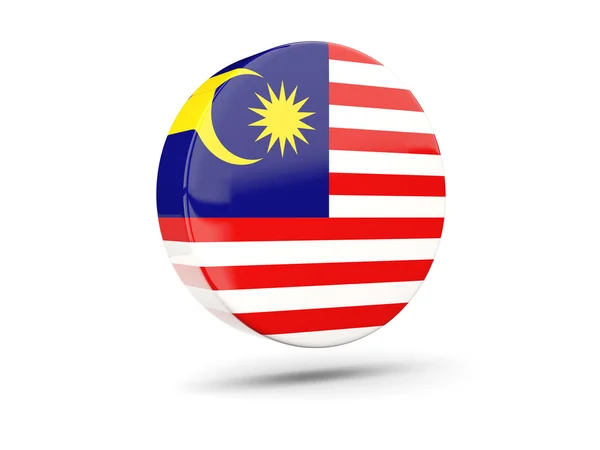 Round icon with flag of malaysia — Stock Photo, Image