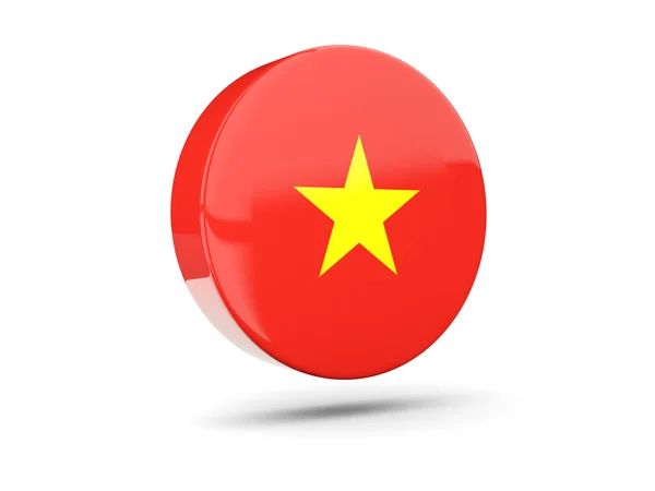 Round icon with flag of vietnam — Stock Photo, Image