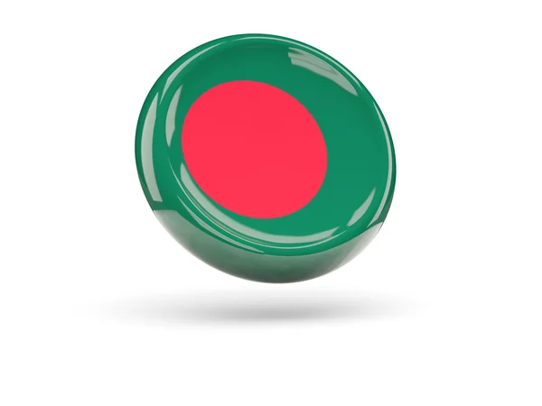Bandiera del Bangladesh. Icona rotonda — Foto Stock