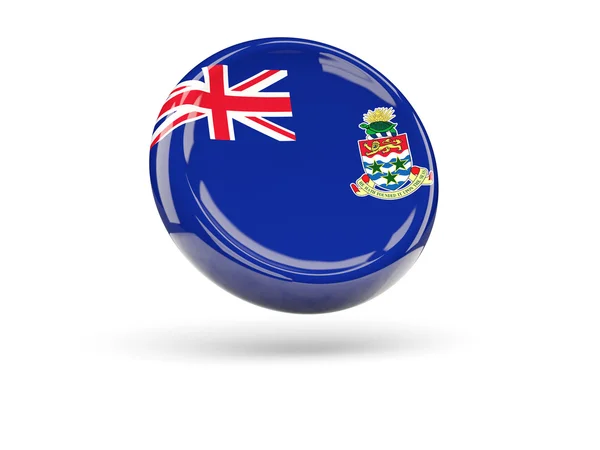 Bandiera delle isole Cayman. Icona rotonda — Foto Stock