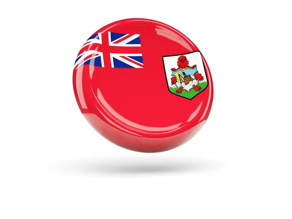 Flag of bermuda. Round icon — Stock Photo, Image