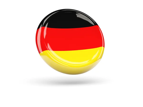 Flag of germany. Round icon — Stock Photo, Image
