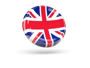 Amerika Birleşik Devletleri bayrağı. Yuvarlak simge