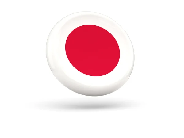 Flag of japan. Round icon — Stock Photo, Image