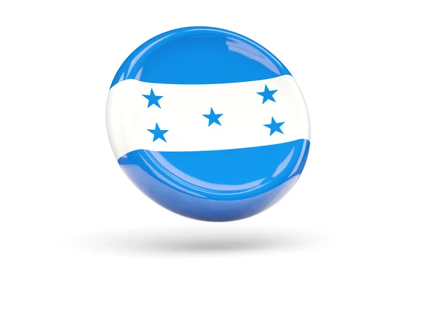 Bandeira de honduras. Ícone redondo — Fotografia de Stock