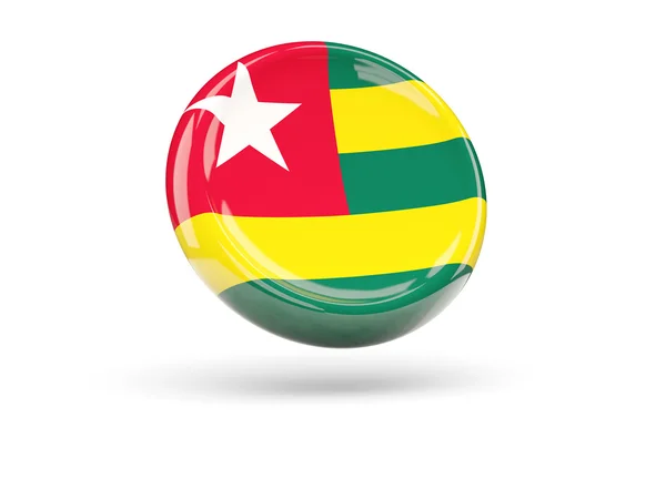 टोगो का ध्वज। गोल प्रतीक — स्टॉक फ़ोटो, इमेज