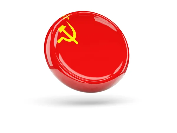 Flag of ussr. Round icon — Stock Photo, Image