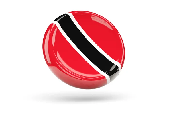 Flag of trinidad and tobago. Round icon — Stock Photo, Image