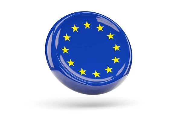 Flag of european union. Round icon — Stock Photo, Image