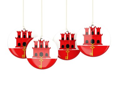 Cebelitarık, yuvarlak Etiketler bayrak