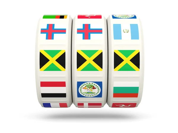 Slots med flagga jamaica — Stockfoto