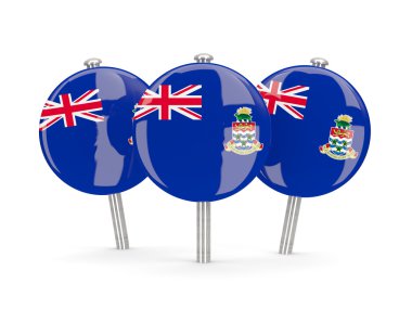 Cayman Adaları, bayrağı yuvarlak iğne