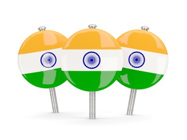 Hindistan, yuvarlak iğne bayrak