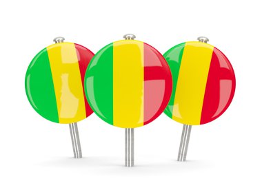 Mali, yuvarlak iğne bayrak