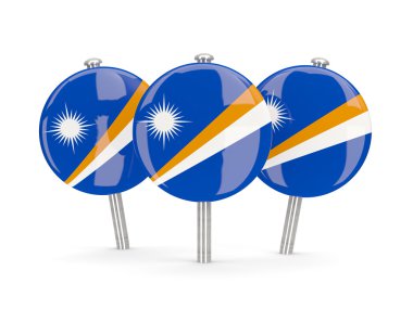 Marshall Adaları, bayrağı yuvarlak iğne