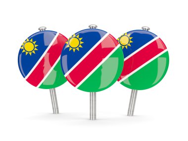 Namibya, yuvarlak iğne bayrak
