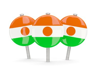 Nijer, yuvarlak iğne bayrak