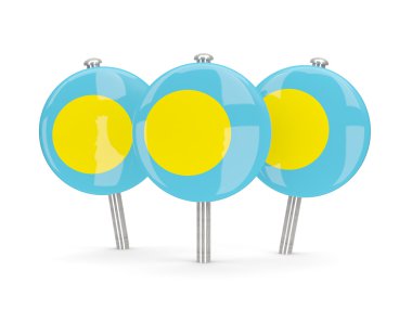 Palau, yuvarlak iğne bayrak