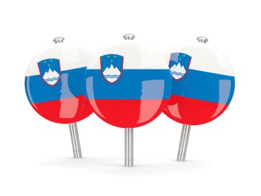 Slovenya, yuvarlak iğne bayrak
