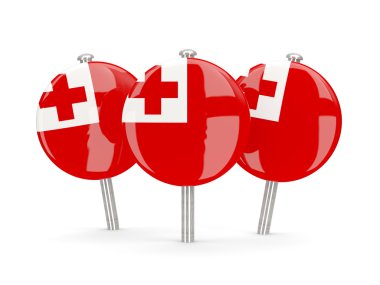 Tonga, yuvarlak iğne bayrak