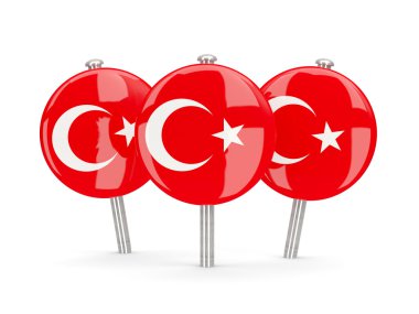 Türkiye, yuvarlak iğne bayrak