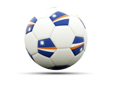 Futbol marshall Adaları bayrağı
