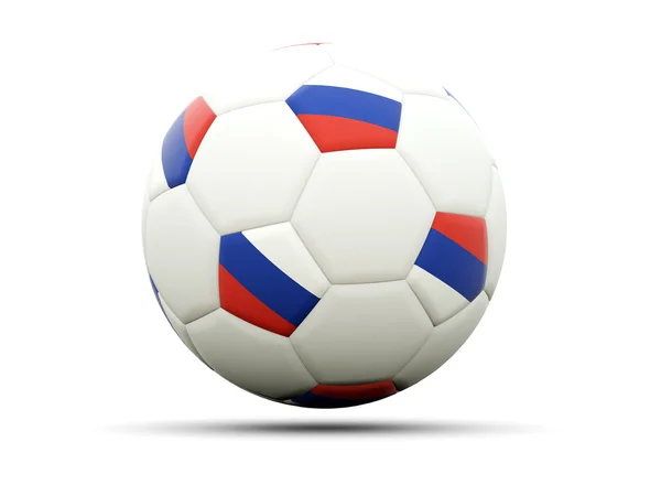 Σημαία της Ρωσίας στο ποδόσφαιρο — Φωτογραφία Αρχείου