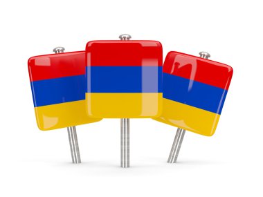 Bayrak, Ermenistan'ın, üç kare pimleri